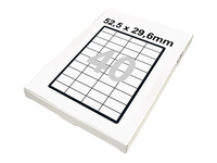 Etykieta arkusz 52,5x29,6