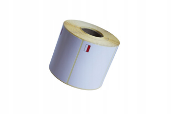 Etykiety termotransferowe przylepn 90x70 1000 szt flaga Polski new cenówka