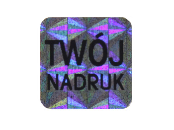 10x10mm hologram tetragon 1000szt twój nadruk