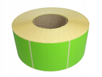 Etykieta termiczna 70x70 zielona 375c / 2000 / 76