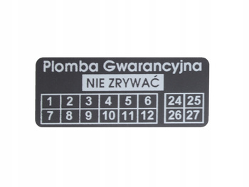 45x18 czarny open void czystousuwalny 250 szt twój nadruk !