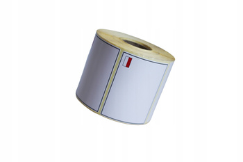 Etykiety termotransferowe przylepn 90x70 1000 szt flaga Polski new cenówka